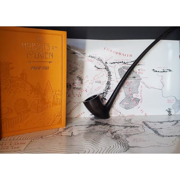 Hand Stained Gandalf PLA Plastic Pipe - Picture 2 of 6